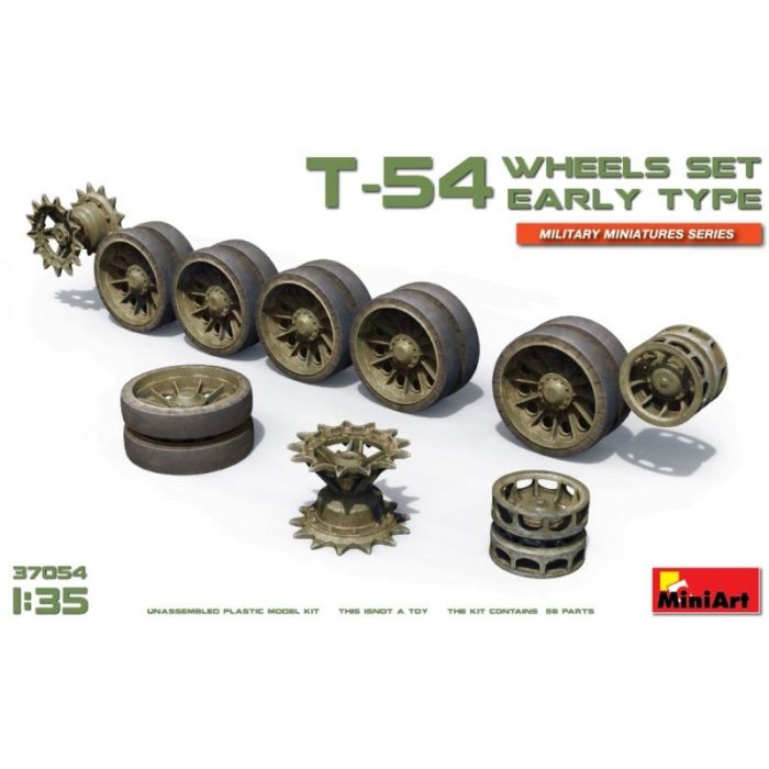 1/35 T-54 WHEELS SET. EARLY TYPE 37054