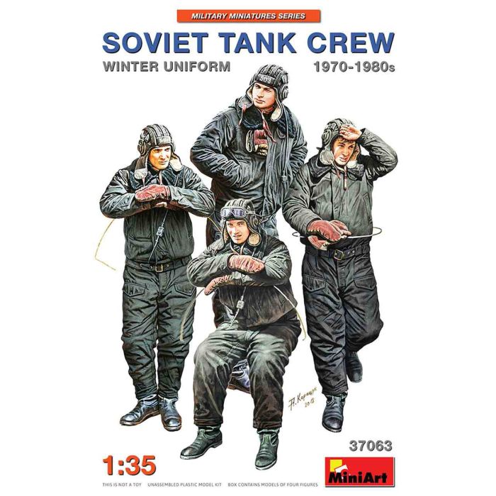 1/35 SOVIET TANK CREW 1970-80 WINTER UNIFORM 37063