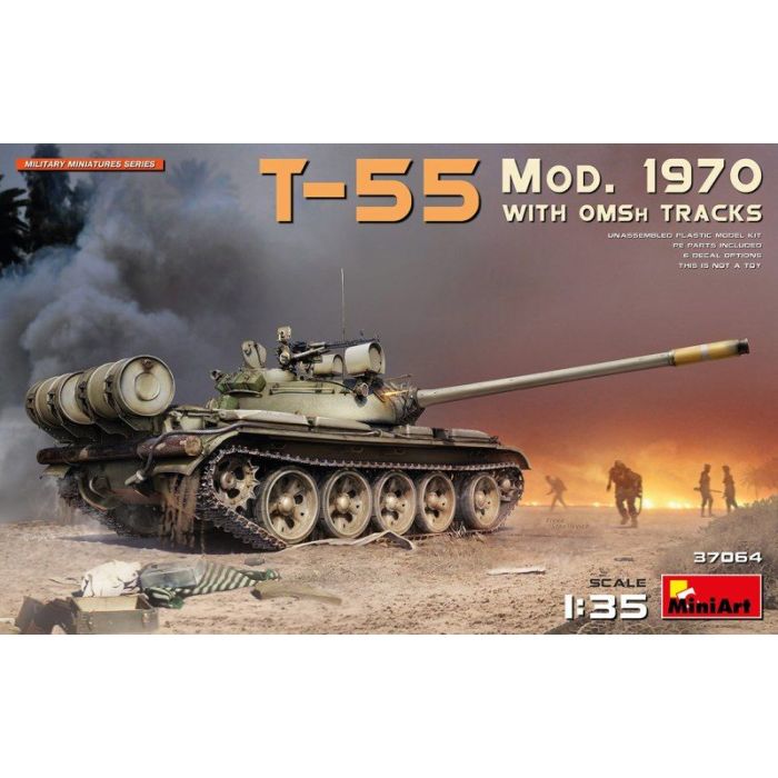1/35 T-55 MOD. 1970 W/OMSH TRACKS 37064