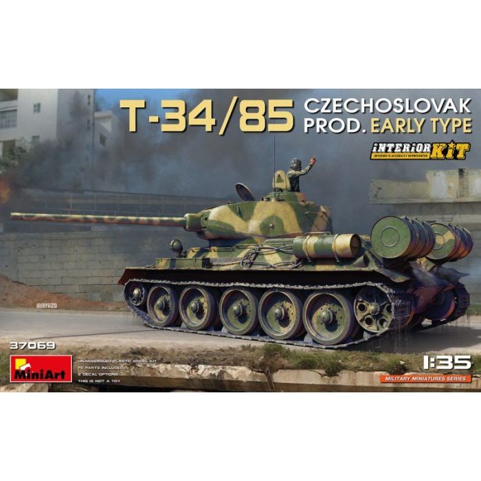 1/35 T-34/85 CZECHOSLOVAK PROD. EARLY INTERIOR KIT 37069