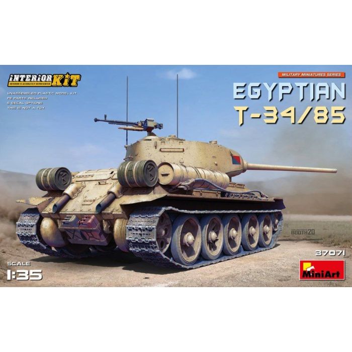 1/35 EGYPTIAN T-34/85. INTERIOR KIT 37071