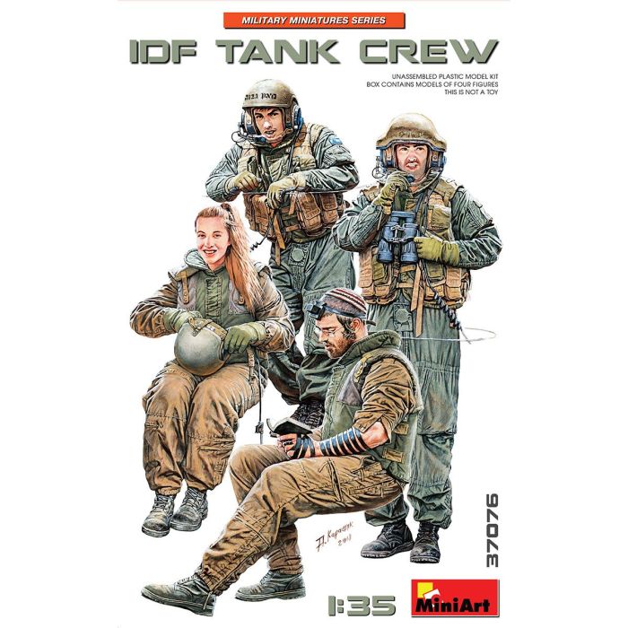 1/35 IDF TANK CREW (5/23) * 37076