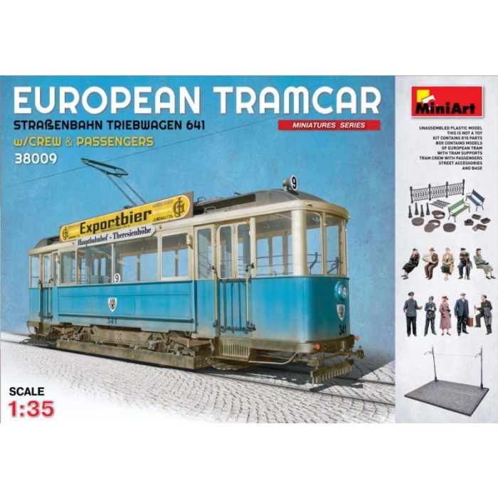 1/35 EUROPEAN TRAMCAR STRASSENBAHN TRIEBW. 641 38009