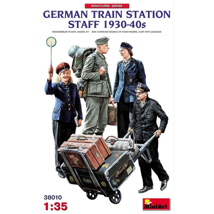 1/35 GERMAN TRAIN STATION STAFF 1930-40S 38010