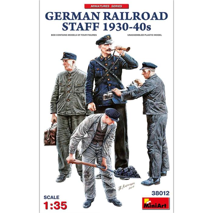 1/35 GERMAN RAILROAD STAFF 1930-40S 38012