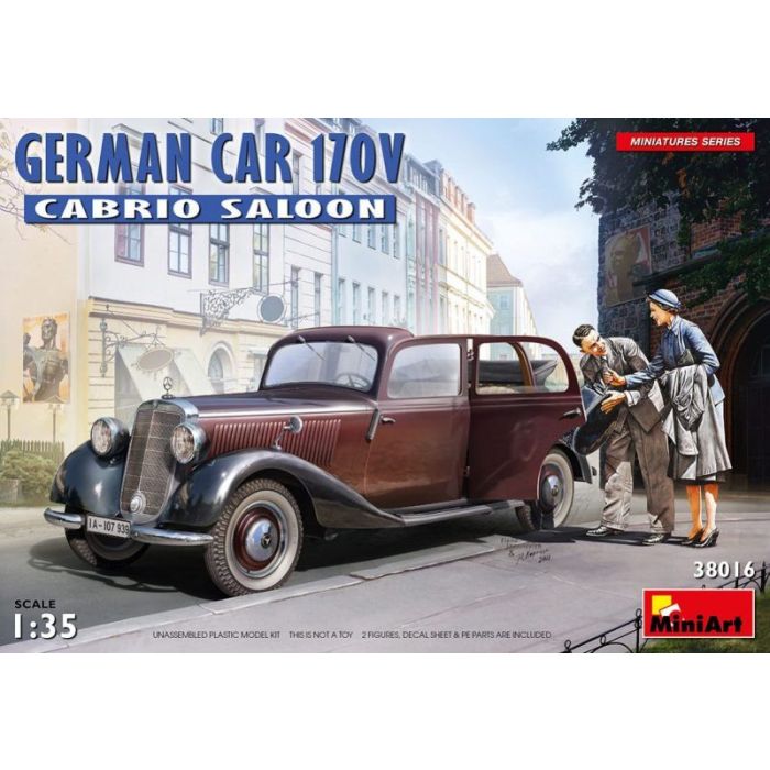 1/35 GERMAN CAR 170V CABRIO SALOON 38016