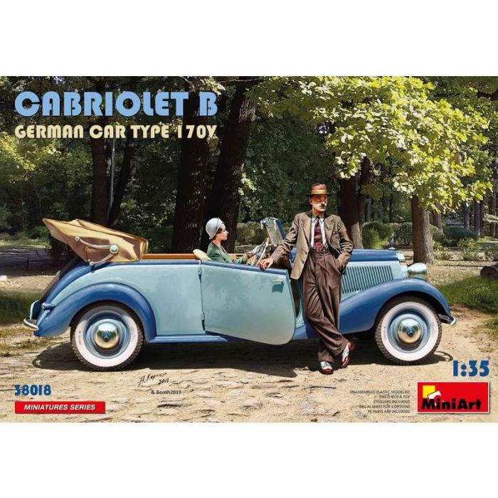 1/35 CABRIOLET B GERMAN CAR TYPE 170V 38018