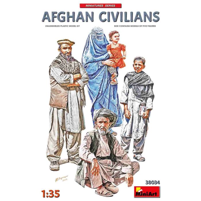 1/35 AFGHAN CIVILIANS 38034