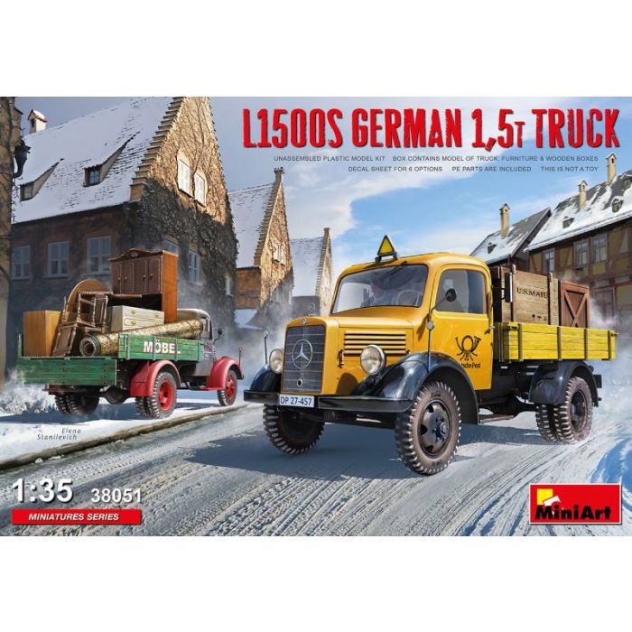 1/35 L1500S GERMAN 1,5T TRUCK 38051