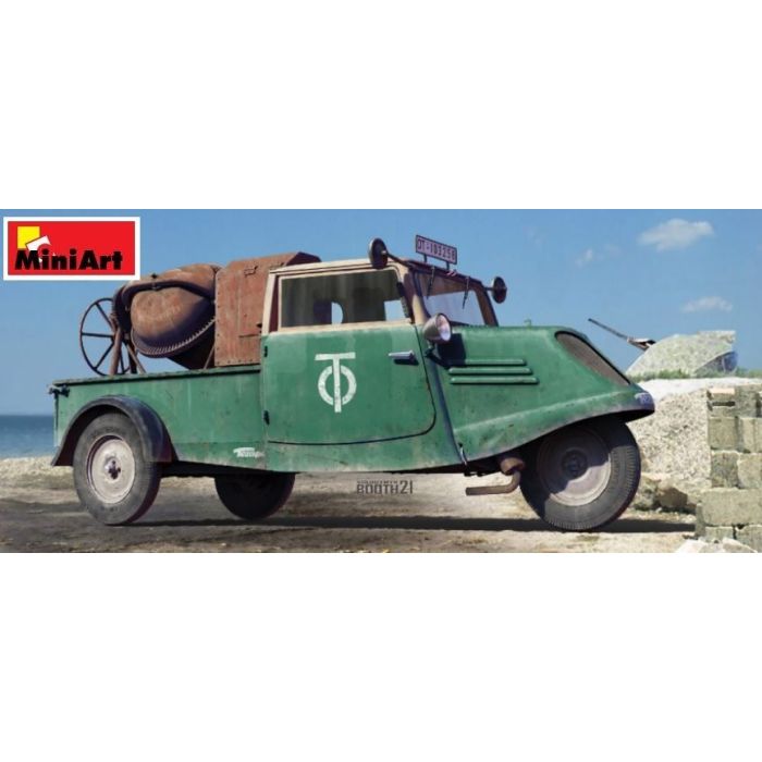 1/35 TEMPO A400 STAHBLECHPRITSCHE 3-W TRUCK 38059
