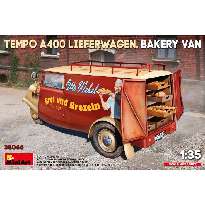 1/35 TEMPO A400 LIEFERWAGEN BAKERY VAN 38066