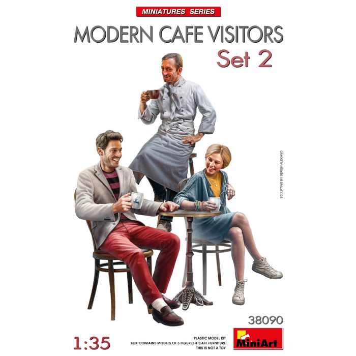 1/35 MODERN CAFE VISITORS SET 2 38086