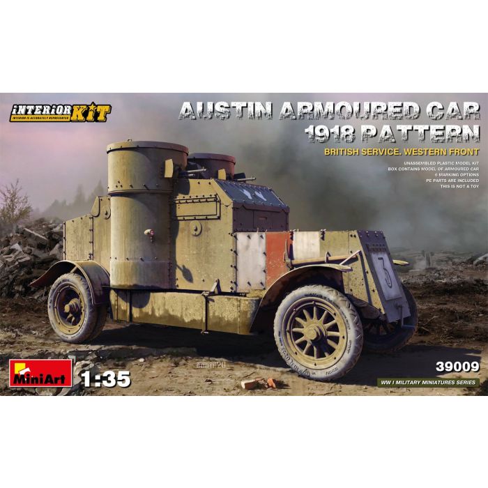 1/35 AUSTIN ARMOURED CAR 1918 BRITISH SERVICE 39009