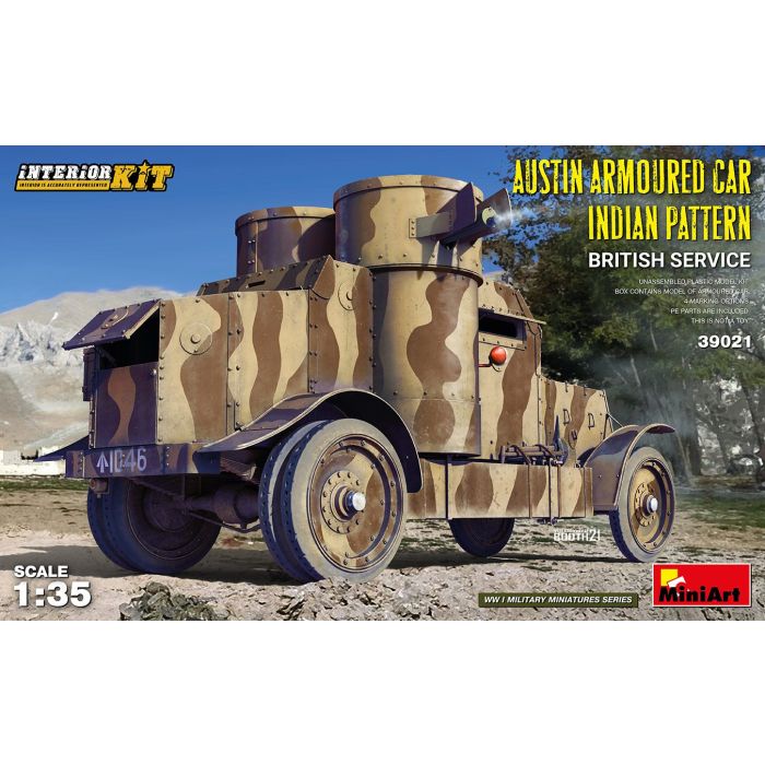 1/35 AUSTIN ARMOURED CAR INDIAN PATTERN. BRITISH 39021