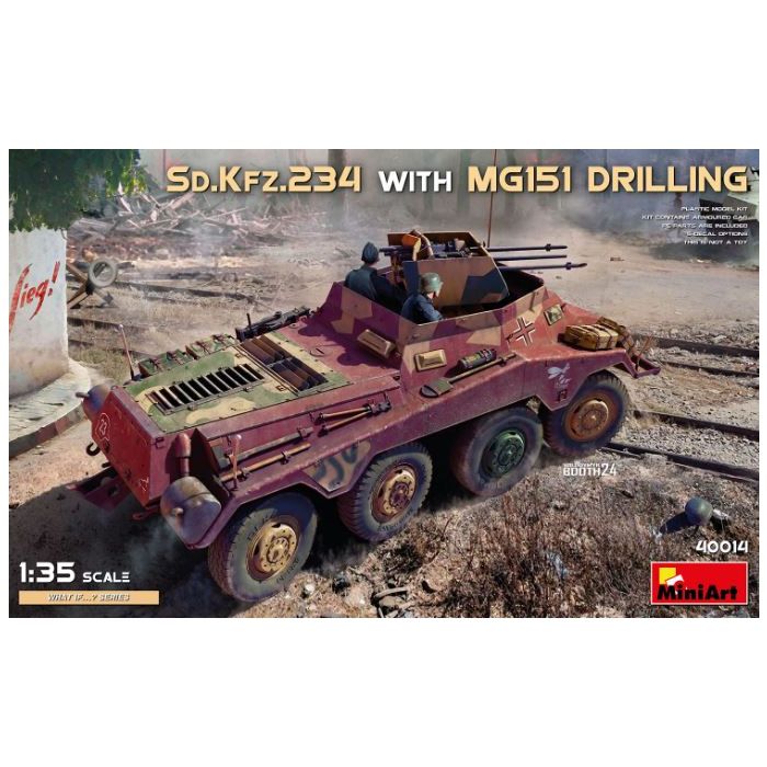 1/35 SD.KFZ.234 WITH MG151 DRILLING (01/25) * 40014