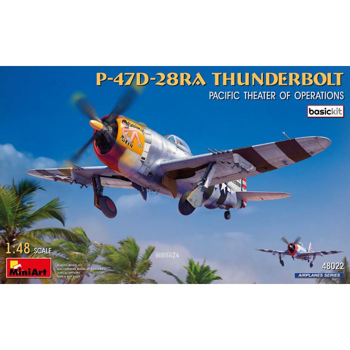1/48 P-47D-28RA THUNDERBOLT PACIFIC TOO BASIC KIT 48022