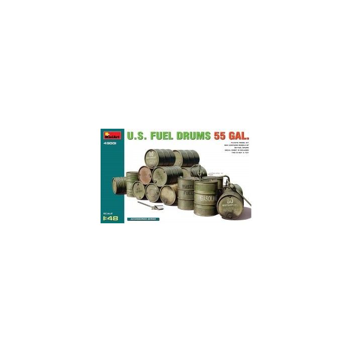 1/48 U.S. FUEL DRUMS 55 GALS. SET 49001