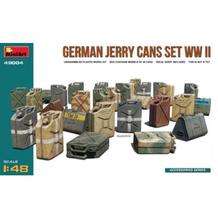 1/48 GERMAN JERRY CANS SET WWII 49004