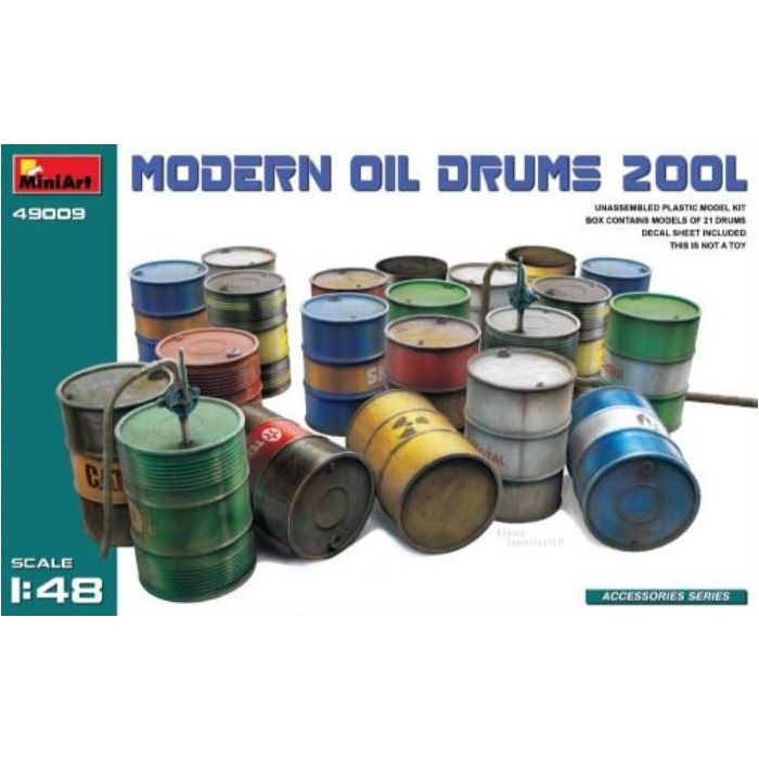 1/48 MODERN OIL DRUMS 200L 49009