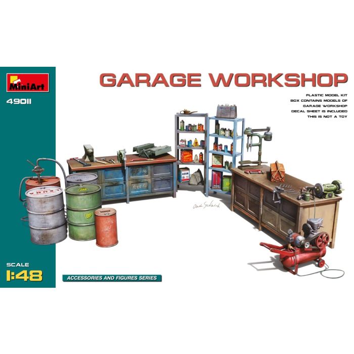 1/48 GARAGE WORKSHOP (1/24) * 49011