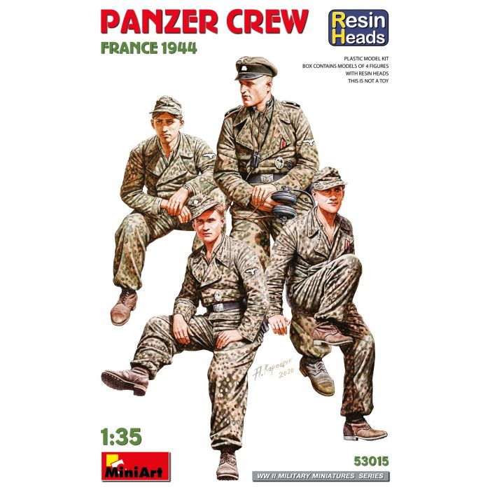1/35 PANZER CREW. FRANCE 1944. RESIN HEADS (05/25) * 53015