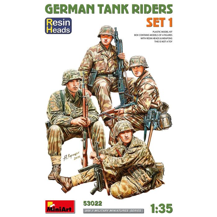 1/35 GERMAN TANK RIDERS SET 1 53022