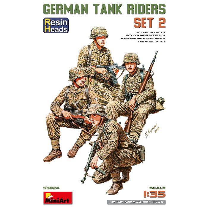 1/35 GERMAN TANK RIDERS SET 2 53024