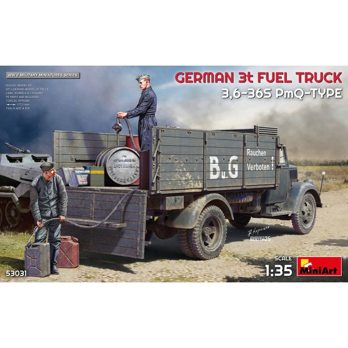 1/35 GERMAN 3T FUEL TRUCK 3,6-36S PMQ-TYPE 53031