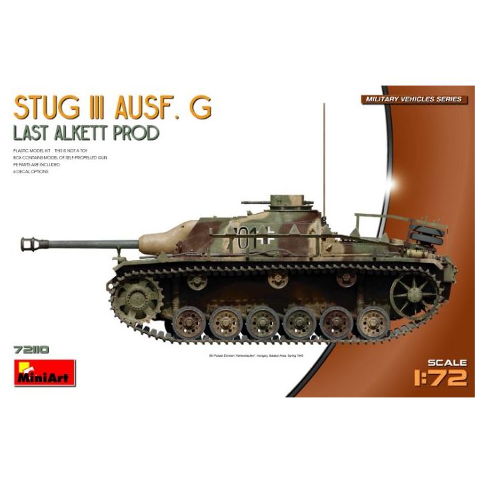 1/72 STUG III AUSF. G  LAST ALKETT PROD (04/25) * 72110