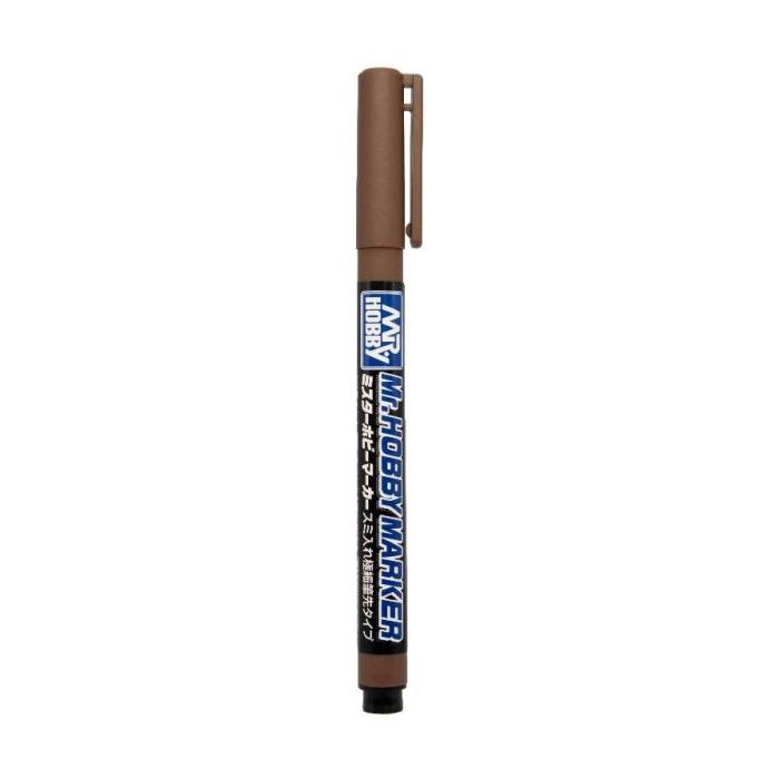 MR. HOBBY MARKER SUPER FINE TIP BRUSH PEN BROWN (?/25) * CM-103