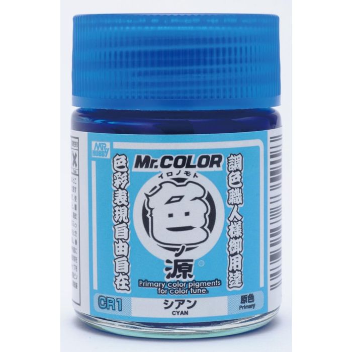 MR. COLOR PRIMARY COLOR PIGMENTS 10 ML CYAN CR-1 CR-1