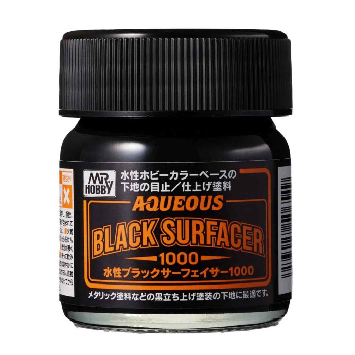 AQUEOUS BLACK SURFACER 1000 40 ML JAR HSF-03 HSF-03