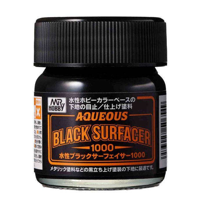 AQUEOUS BLACK SURFACER 1000 40 ML JAR HSF-03 HSF-03