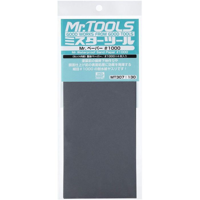 MR. WATERPROOF SAND PAPER #1000 X 4 SHEETS MT-307 MT-307