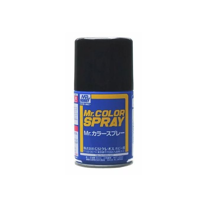 MR. COLOR SPRAY 100 ML FLAT BLACK S-033 S-033