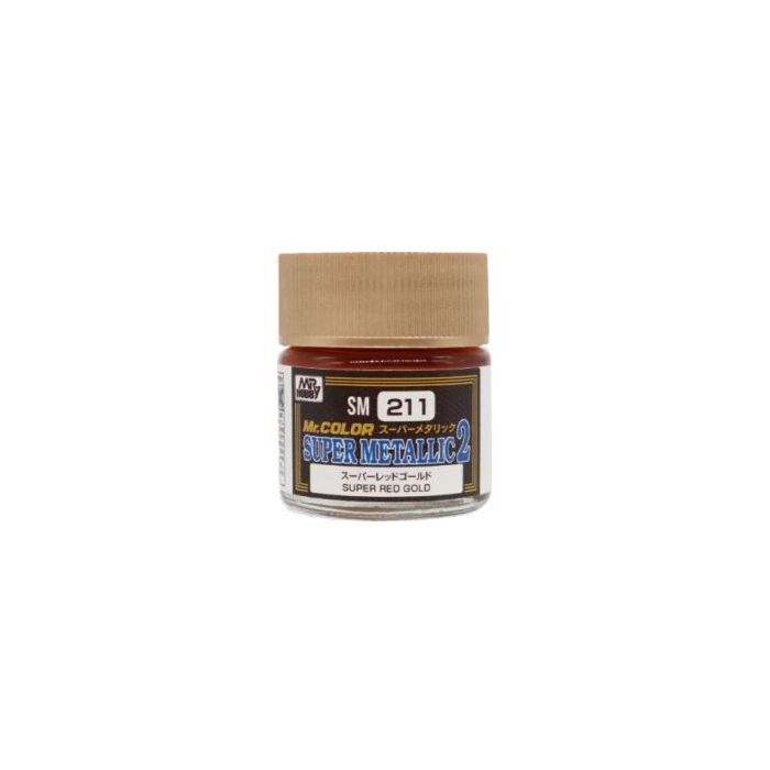 MR. COLOR SUPER METALLIC II 10 ML SUPER RED GOLD SM-211 SM-211