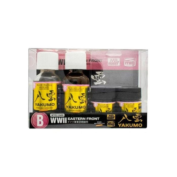 MR. WEATHERING YAKUMO COLOR SET B WWII EASTERN FRONT WY-02