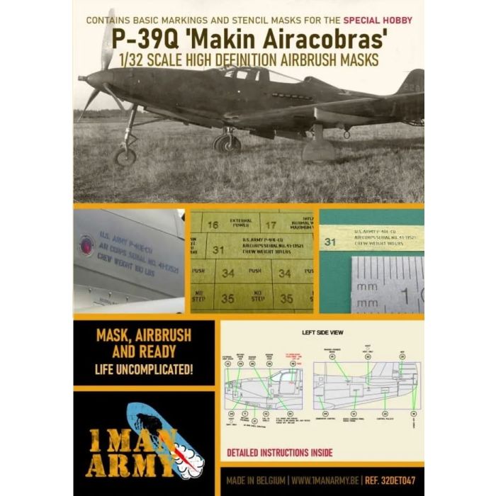 1/32 P-39Q MAKIN AIRACOBRAS SPECIAL HOBBY 32DET047