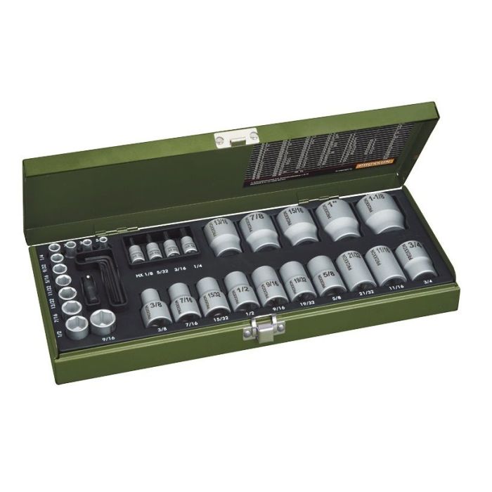 36-DELIGE DOPSLEUTEL SET VOOR INCH-MATEN 23114