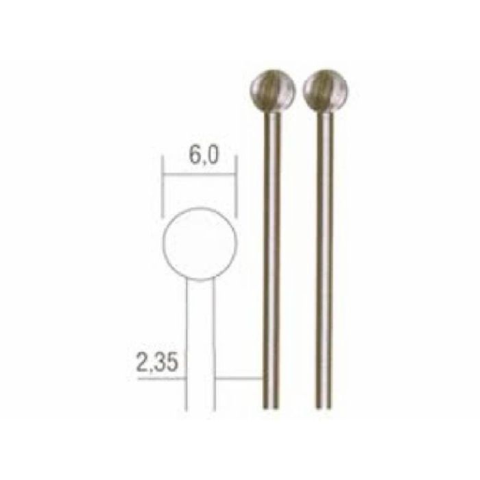 KOGELFREES Ø 6 MM 2 ST. 28725