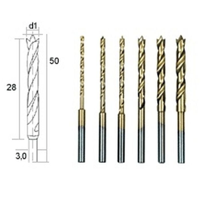 HSS SPIRAALBORENSET 6-DLG. (1,5 - 4,0 MM) 28876