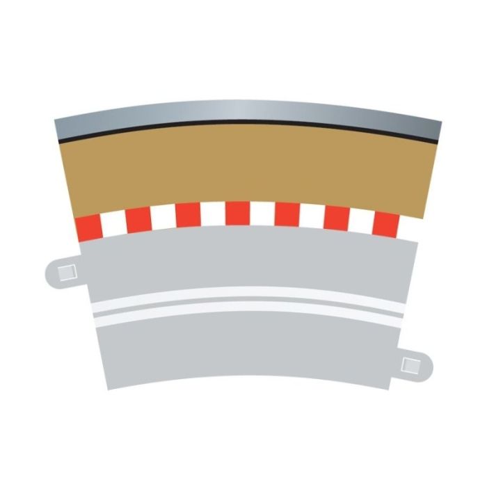 SINGLE LANE RADIUS 3 CURVE OUTER BORDERS 22.5° X 4 C7019