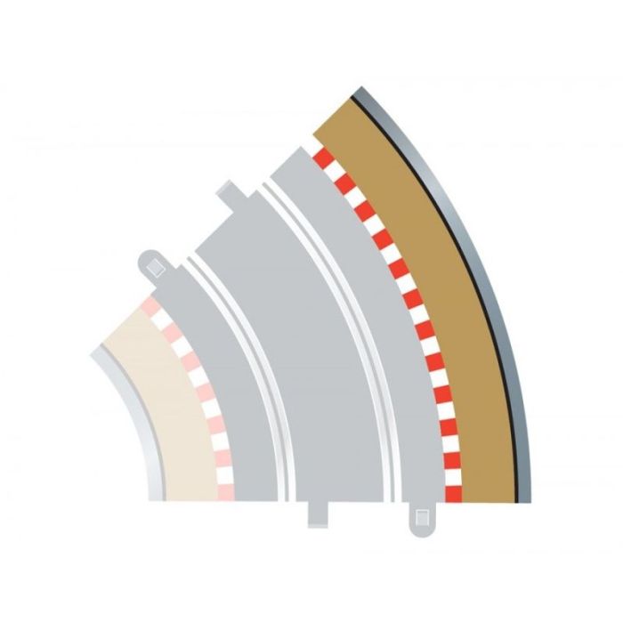 RADIUS 2 CURVE OUTER BORDERS 45° X 4 C8228