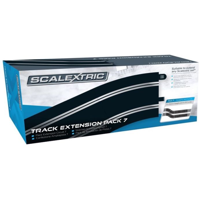 TRACK EXT. PACK 7 4X350MM STRAIGHTS 4X RADIUS 3 C. 22.5° C8556