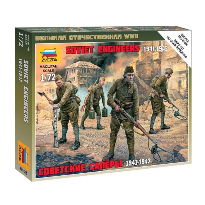 1/72 SOVIET ENGINEERS 1941-1942 WWII 6108