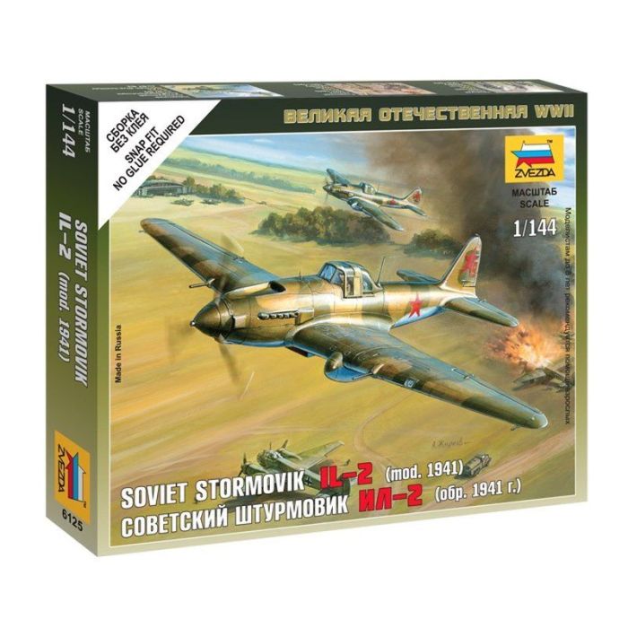 1/144 SOVIET STORMOVIK ILYUSHIN IL-2 MOD. 1941 WWII 6125