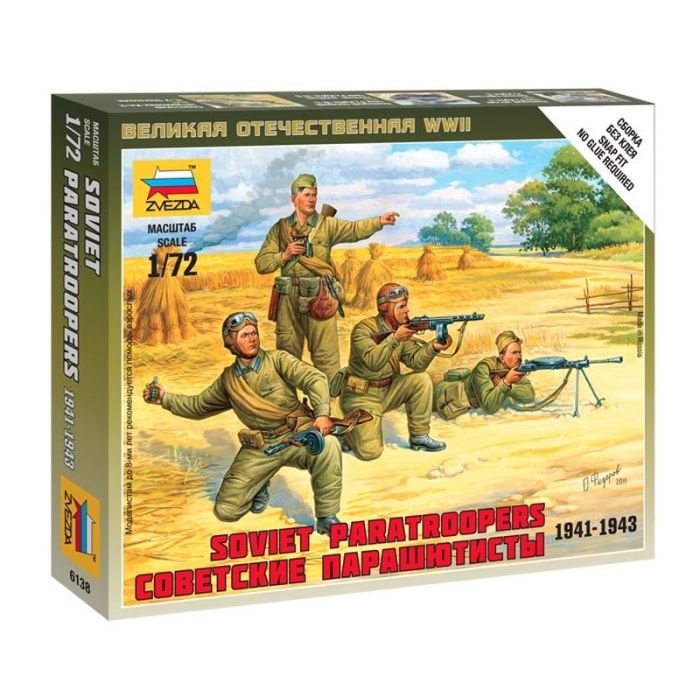 1/72 SOVIET PARATROOPS 1941-1943 WWII 6138