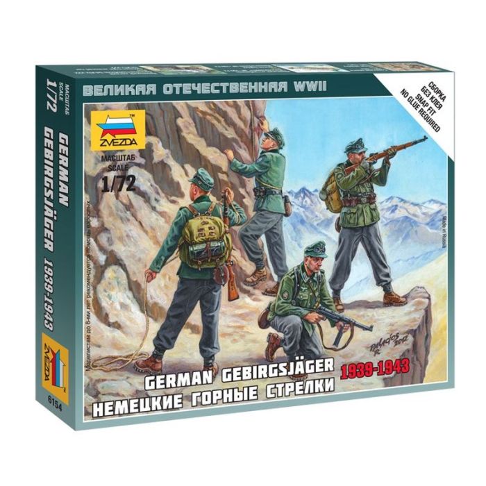 1/72 GERMAN GEBIRGSJAGER 1939-1943 WWII 6154