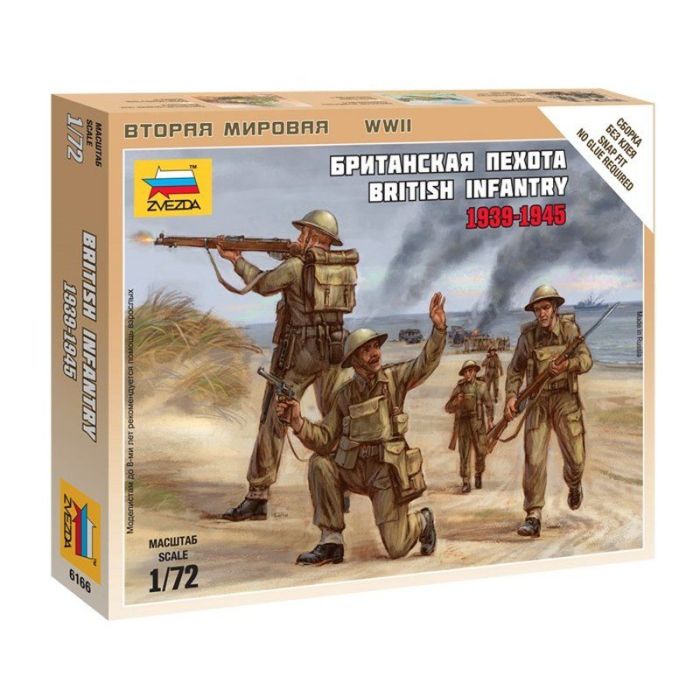 1/72 BRITISH INFANTRY 1939-1945 WWII 6166