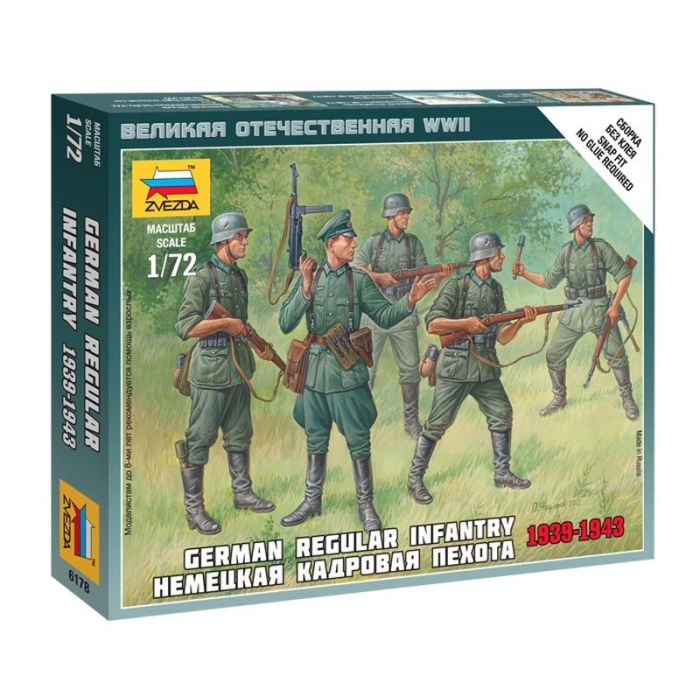 1/72 GERMAN REGULAR INFANTRY 1939-1943 WWII 6178